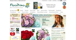 Desktop Screenshot of floraprima.de